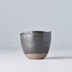 Lopsided Mug 200ml Black and Bisque Glaze