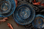 Pasta Bowl 24cm Copper Swirl Glaze