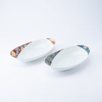 Artful Rim Oval Deep Dinner Plate