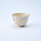 Sakura and Peeking Cat Matcha Bowl
