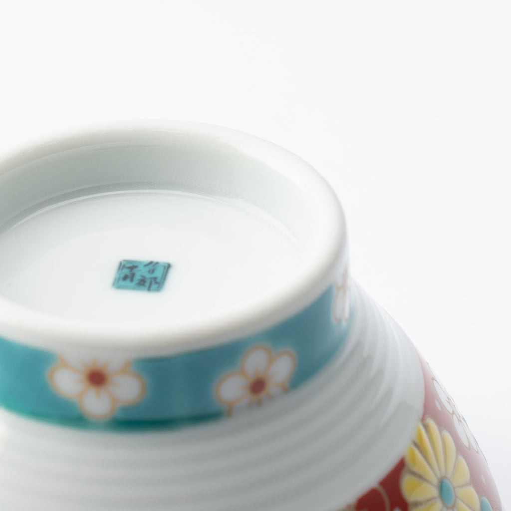 Rings of Color Japanese Rice Bowl