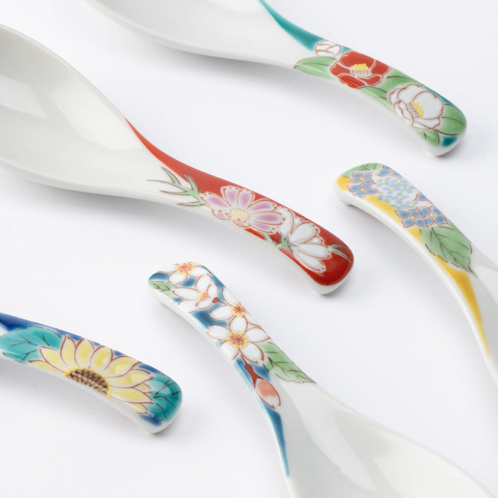 Seasonal Flowers Ramen Spoon