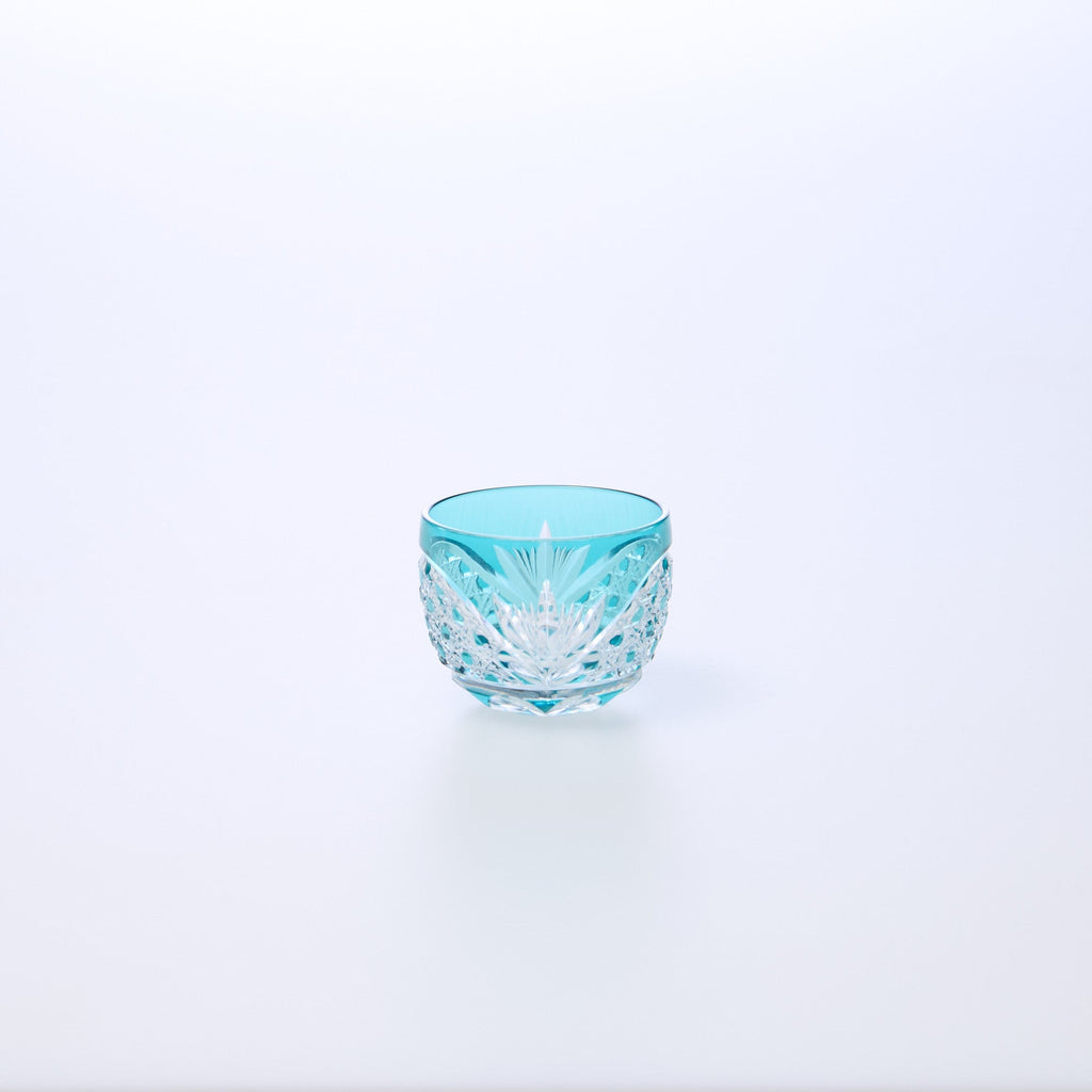 Emerald Crystal Guinomi Sake Cup