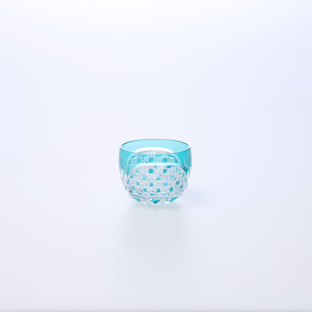 Emerald Crystal Guinomi Sake Cup
