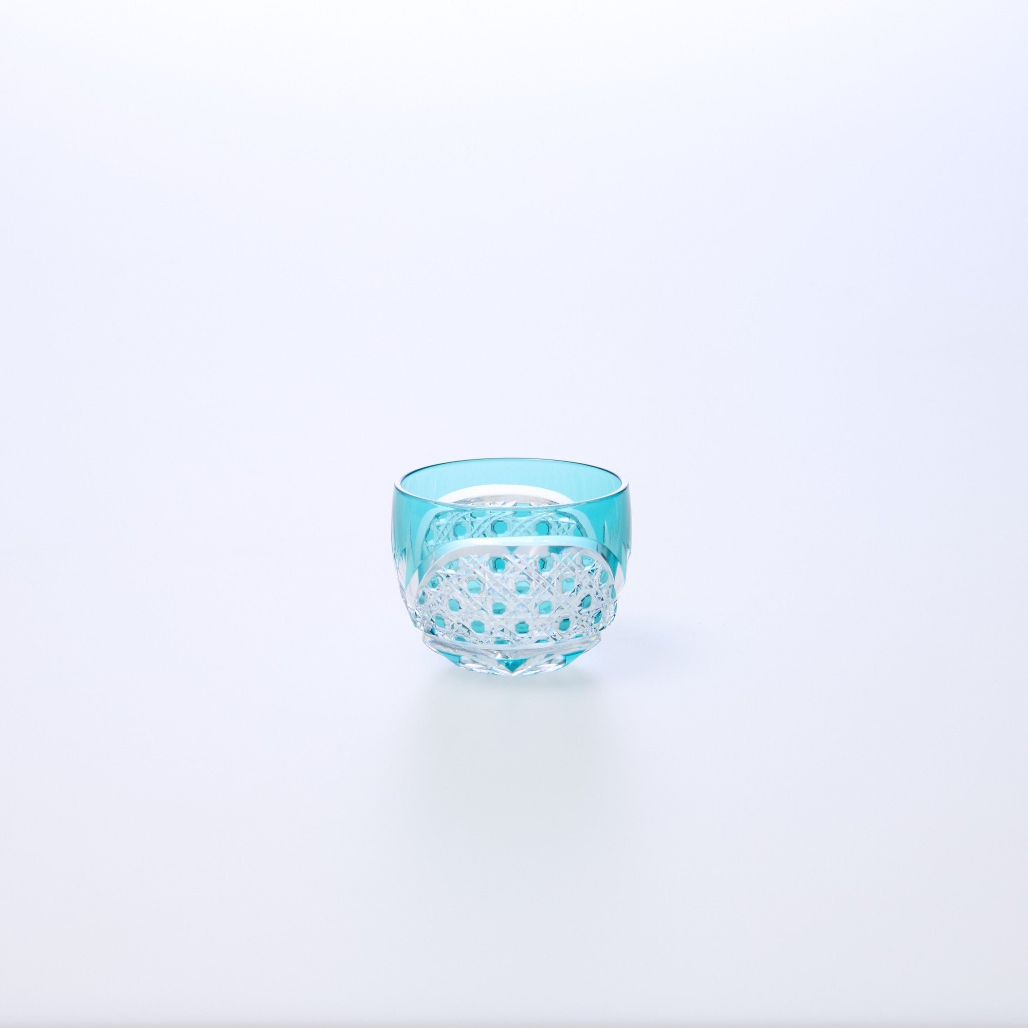 Emerald Crystal Guinomi Sake Cup