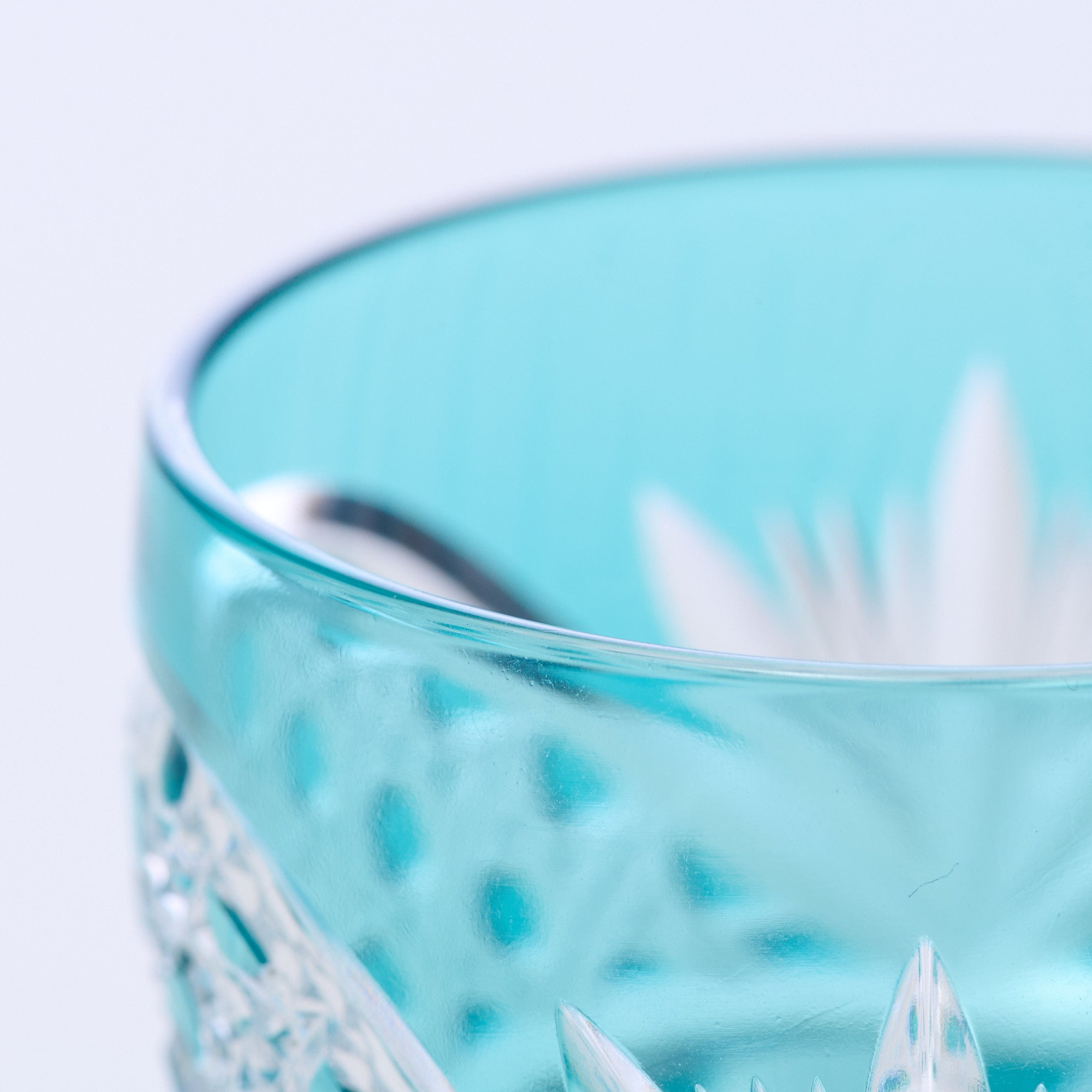 Emerald Crystal Guinomi Sake Cup