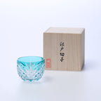 Emerald Crystal Guinomi Sake Cup