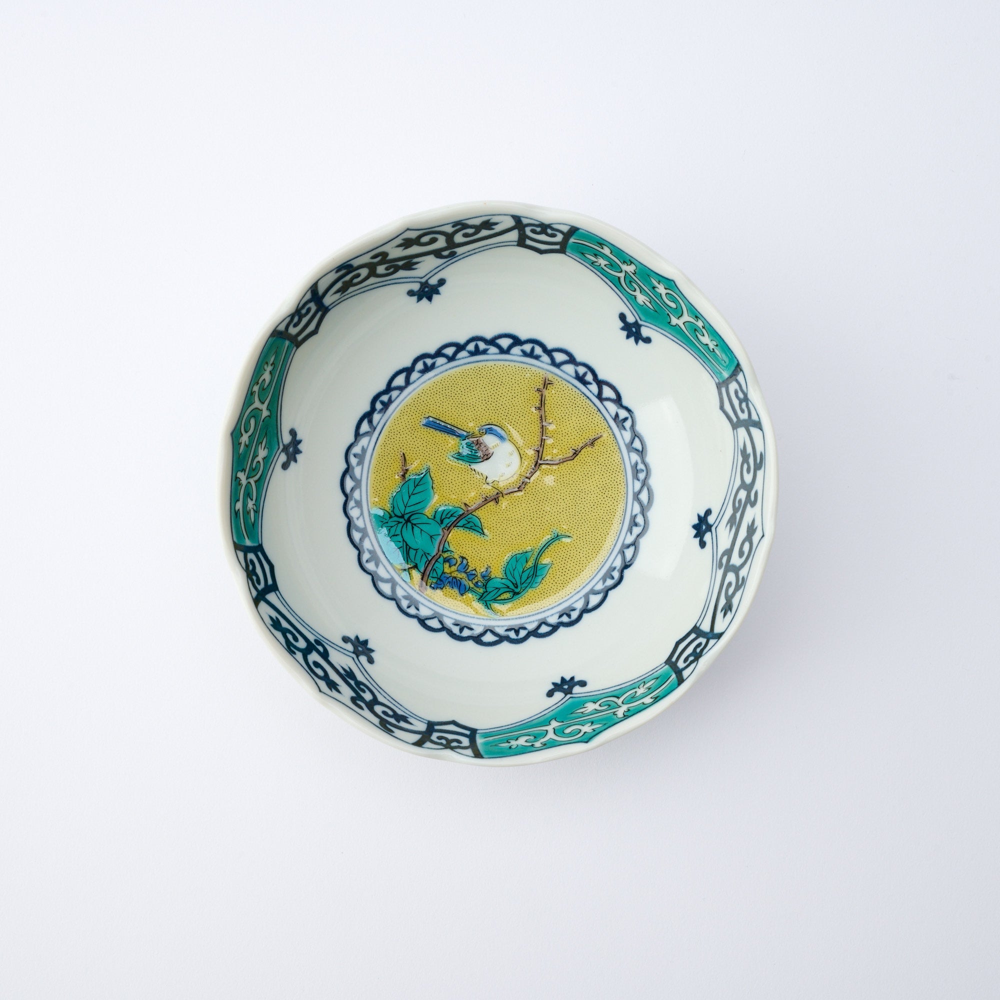 Yoshidaya Flower and Bird Medium Bowl