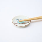 Yamagara Bird Round Chopstick Rest Set