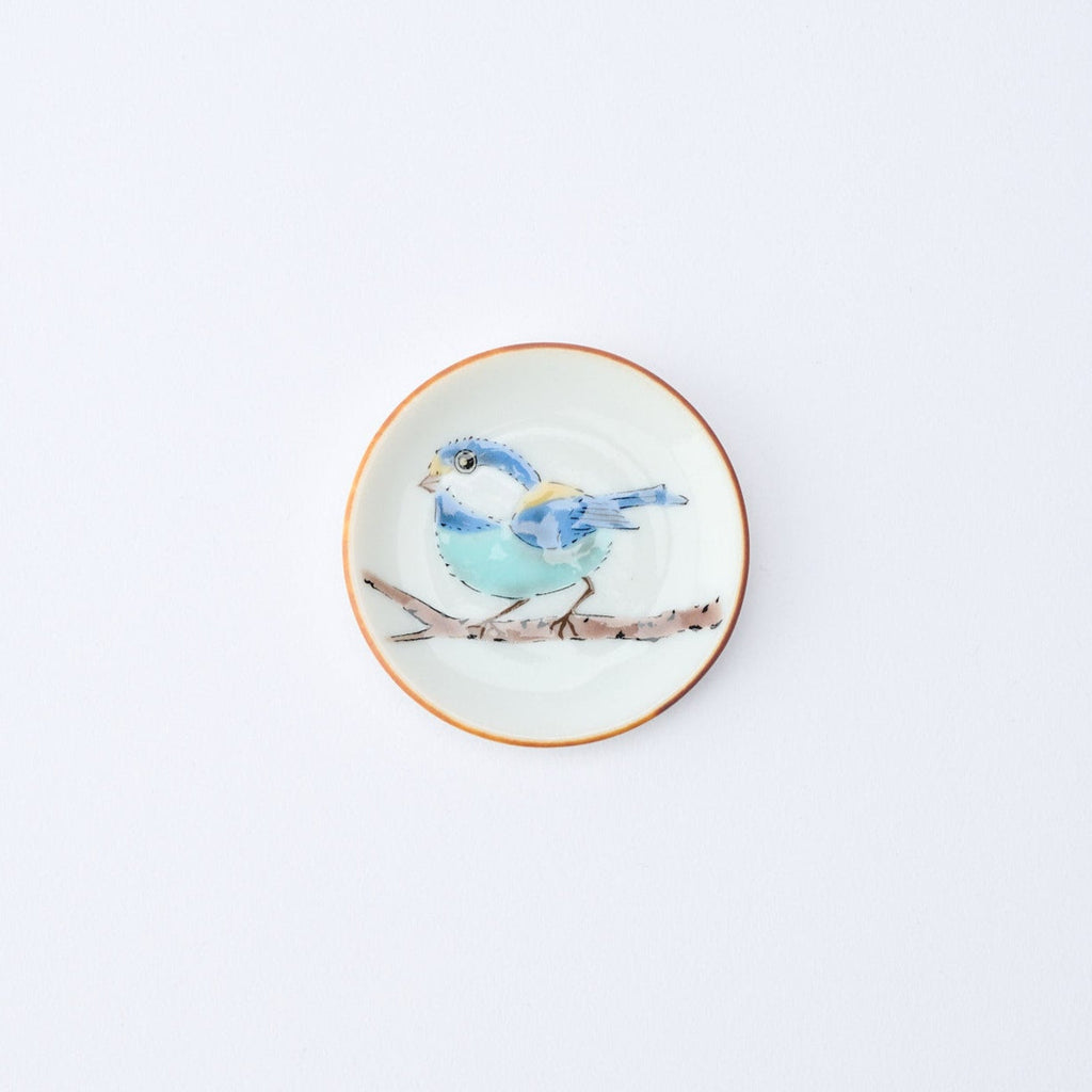 Yamagara Bird Round Chopstick Rest Set