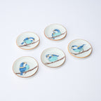 Yamagara Bird Round Chopstick Rest Set