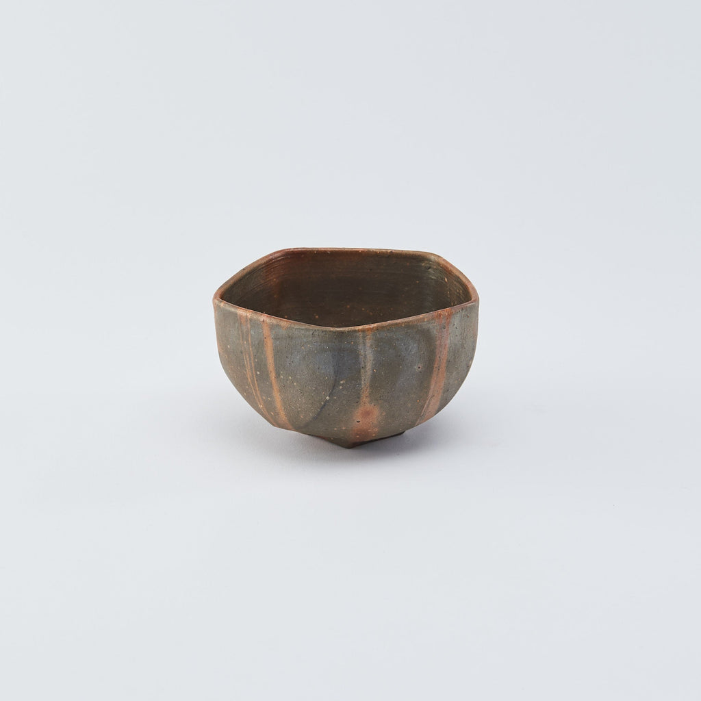 Shimmering Stripe Five-Sided Matcha Bowl
