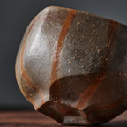 Shimmering Stripe Five-Sided Matcha Bowl