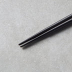 Chopsticks Lacquered Black Natural Wood