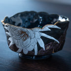Moonlit Bloom and Bird Matcha Bowl
