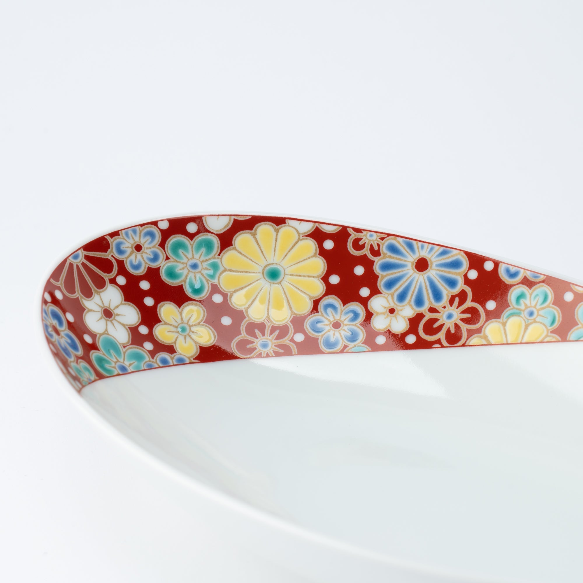 Artful Rim Oval Deep Dinner Plate