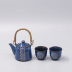 Tea Set for Two 460ml Willow Wave Design