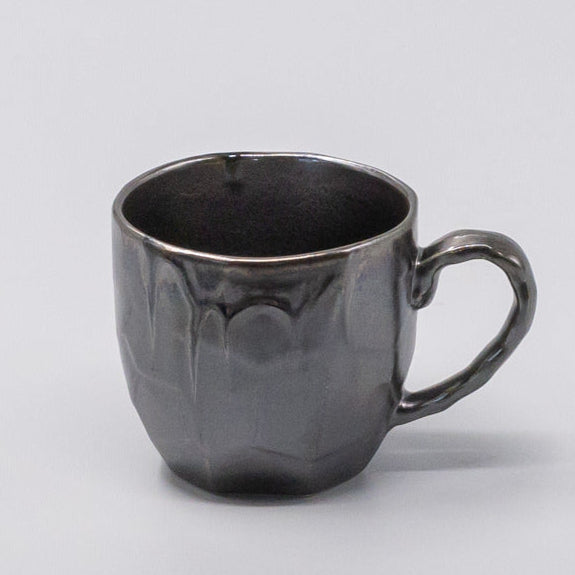 Mug in a Gift Box 260ml Black Drip Glaze