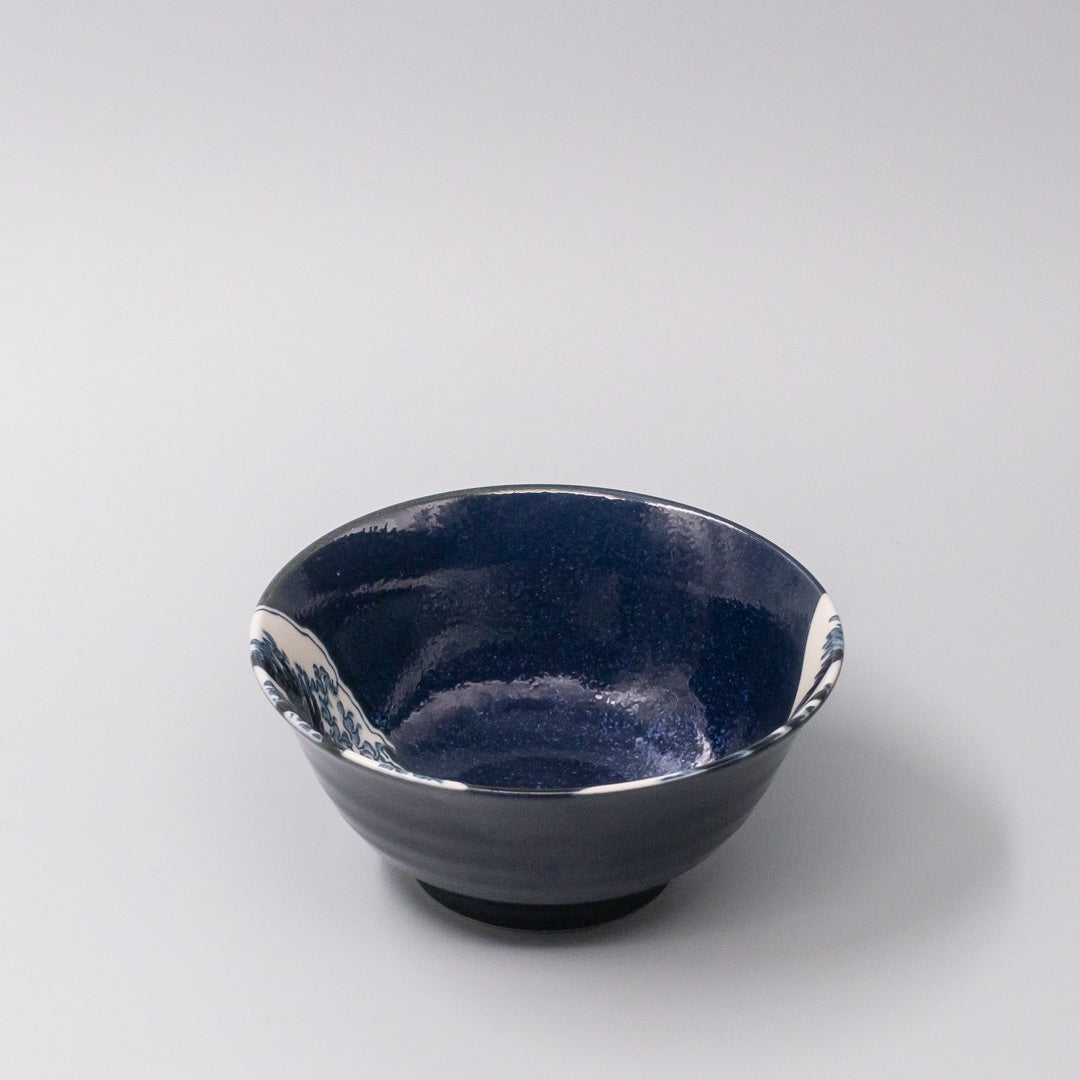 Rice Bowl 15cm Great Wave Design