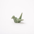Chopstick Rest Origami Crane Green