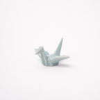 Chopstick Rest Origami Crane Light Blue