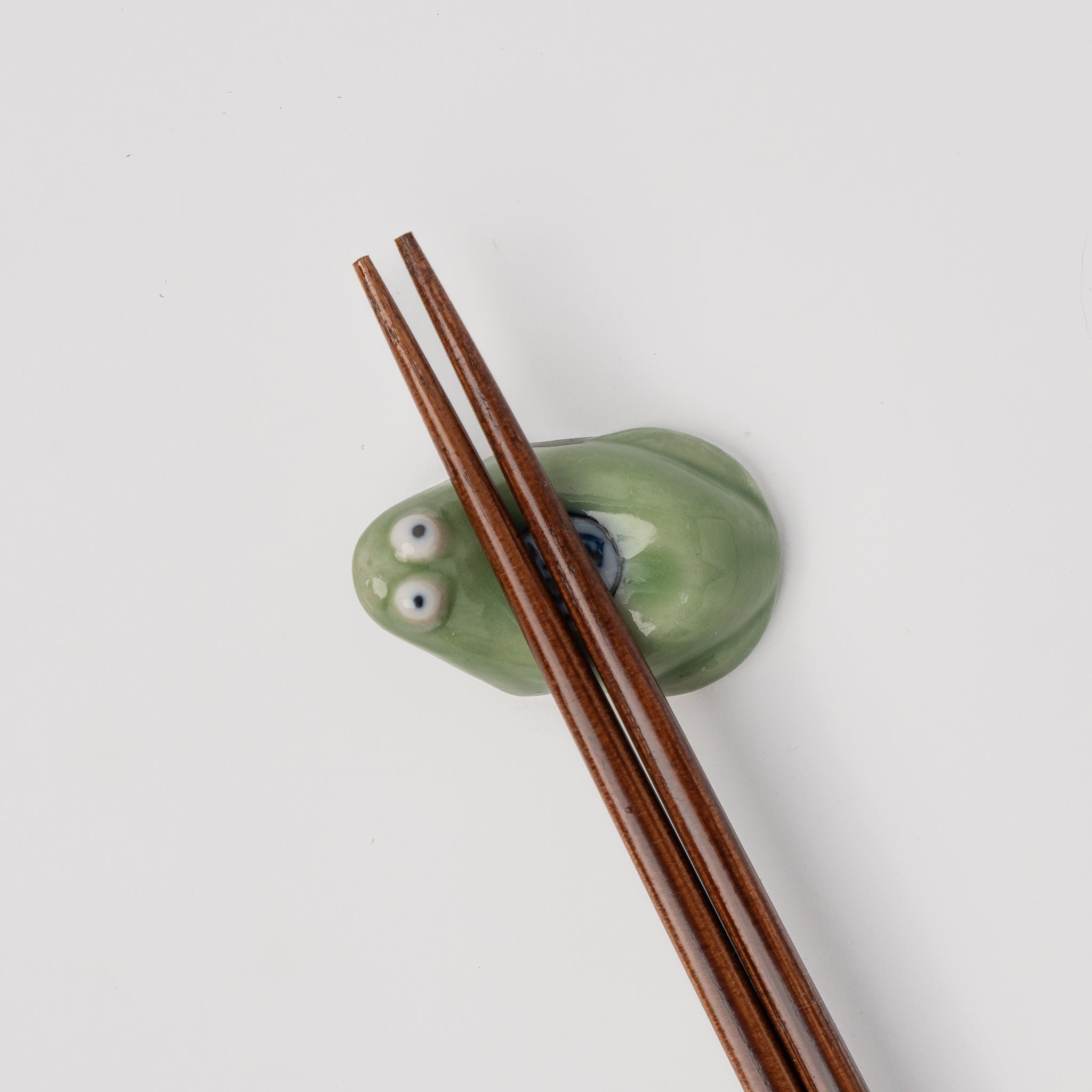 Chopstick Rest Frog Green