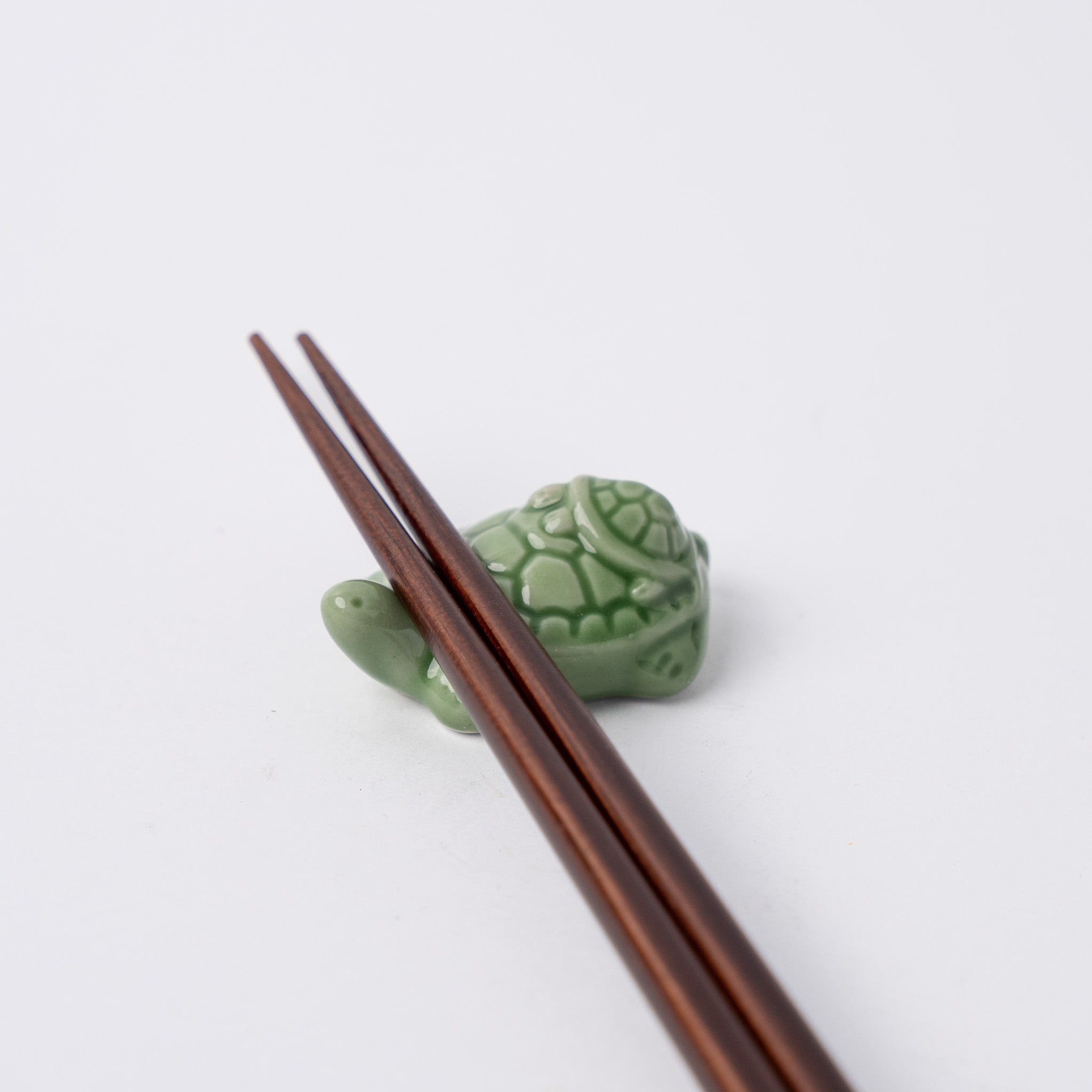 Chopstick Rest Green Tortoise