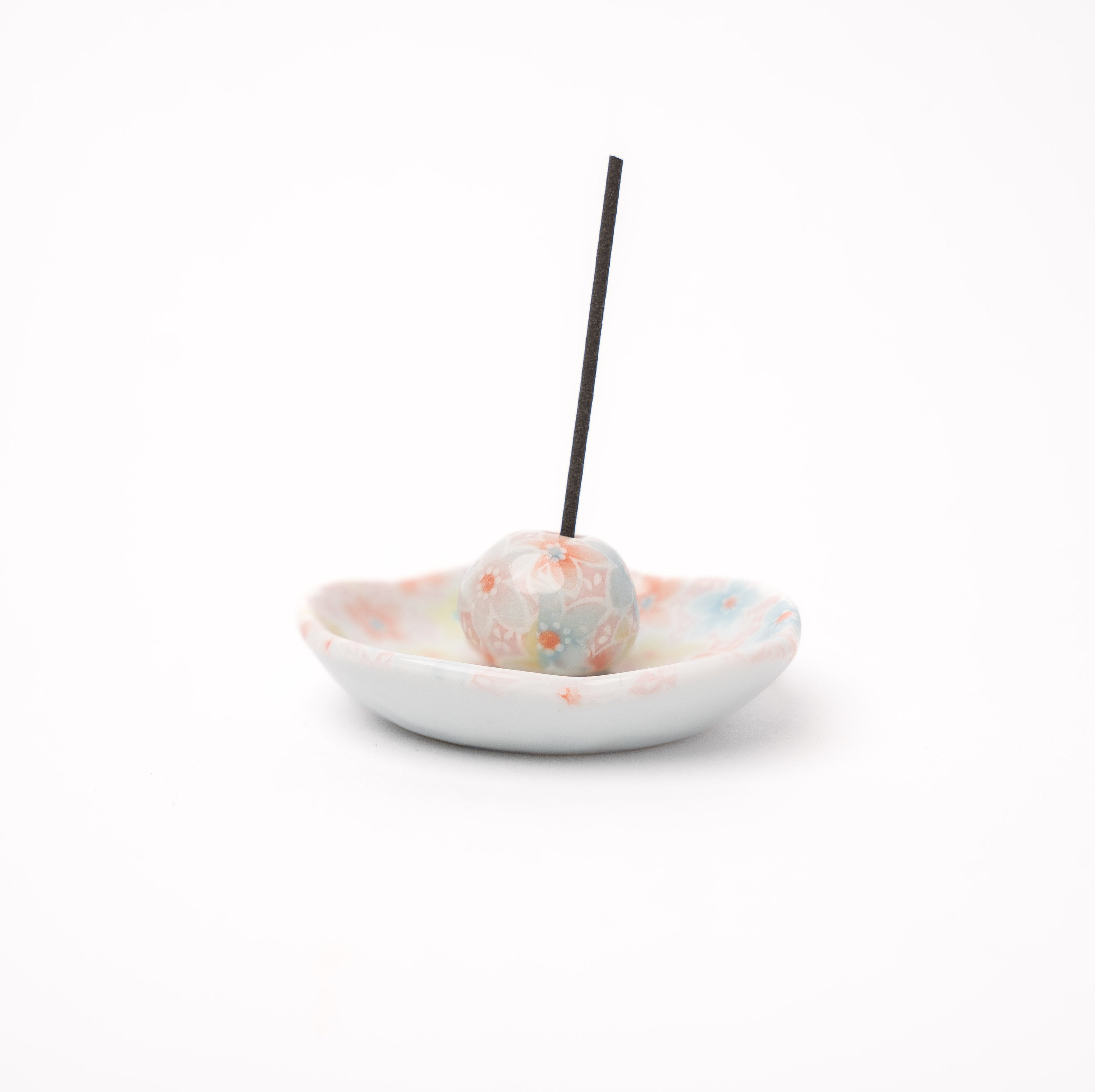 Incense Dish Set 6.3cm Bright Bloom