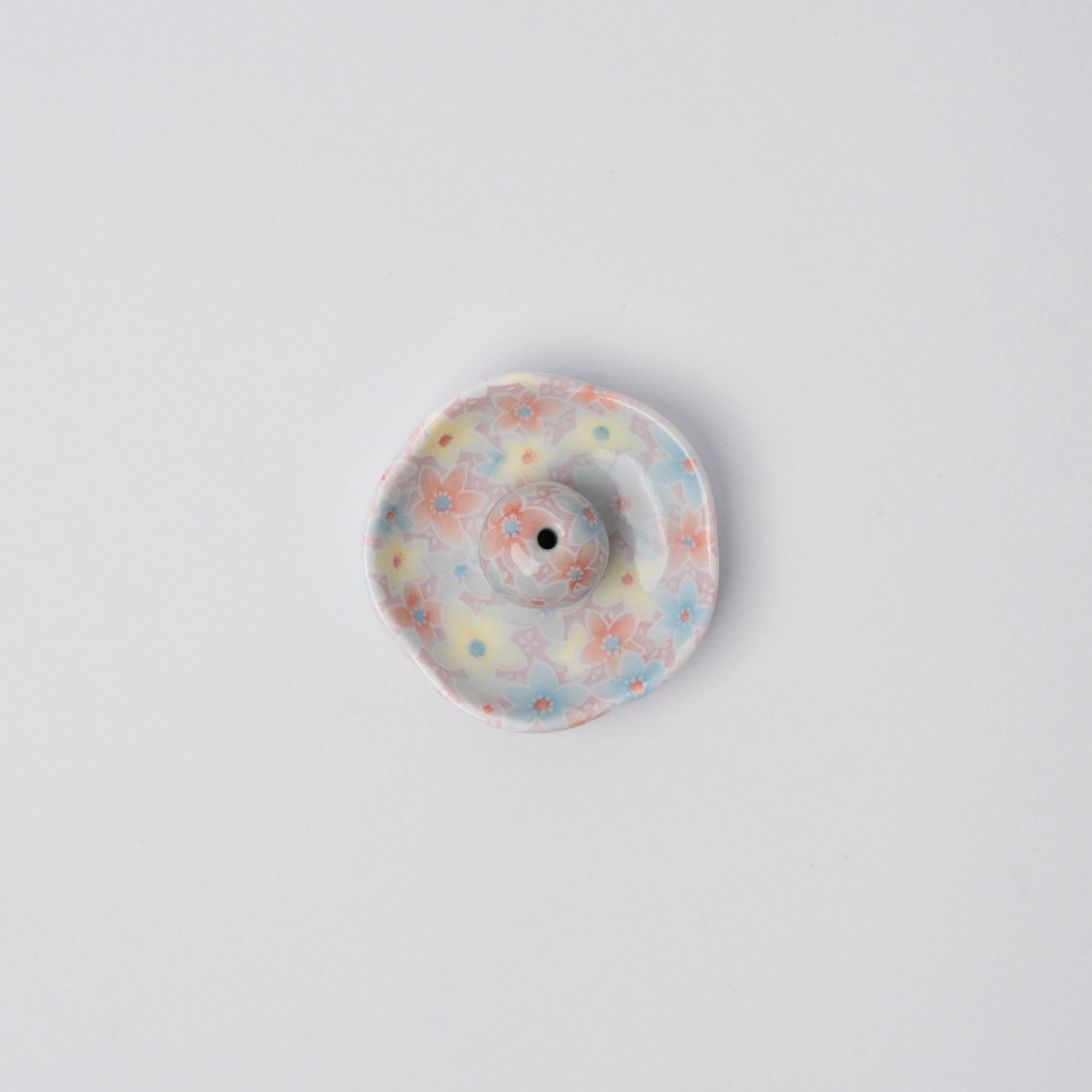 Incense Dish Set 6.3cm Bright Bloom
