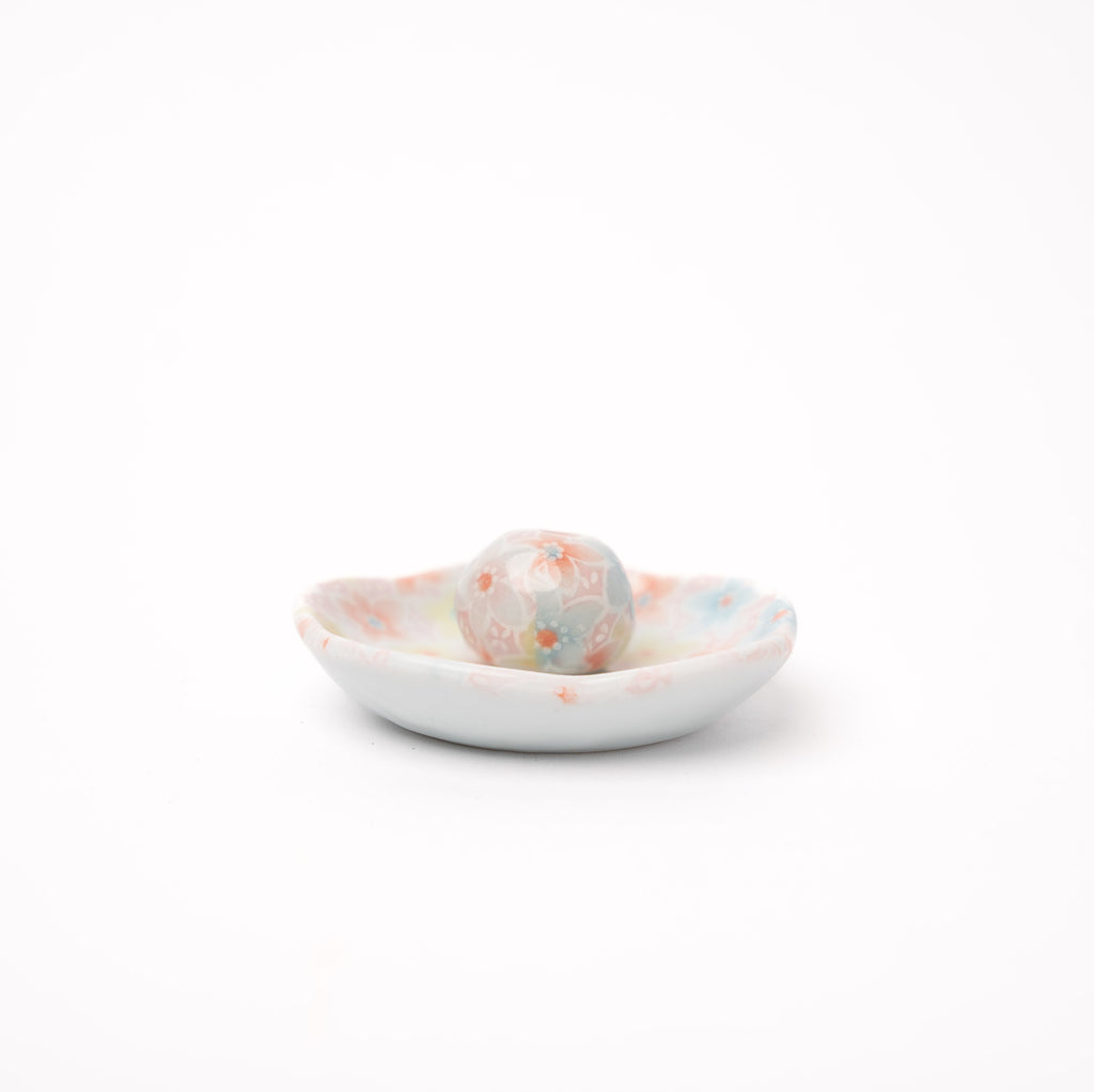 Incense Dish Set 6.3cm Bright Bloom