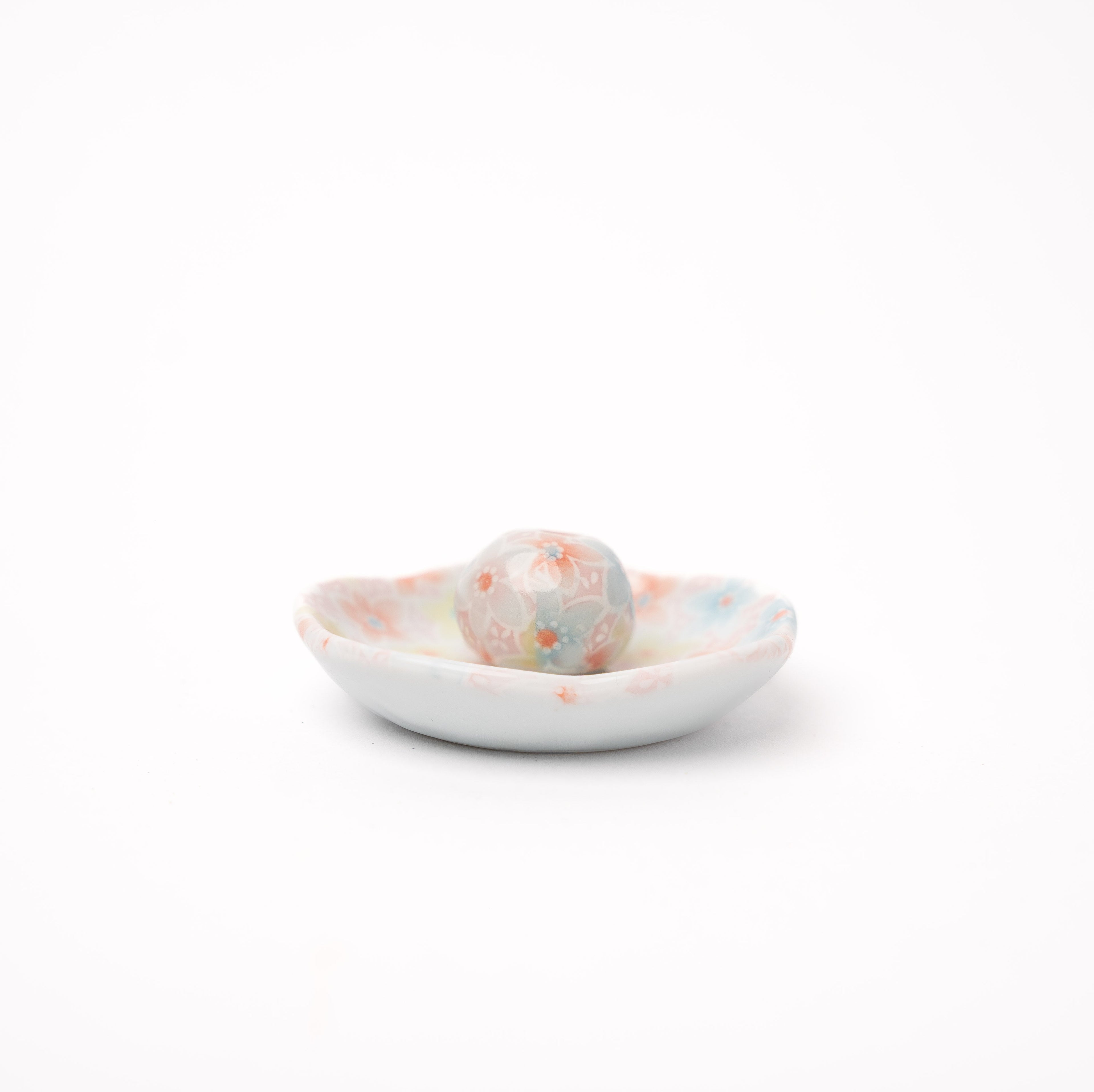Incense Dish Set 6.3cm Bright Bloom