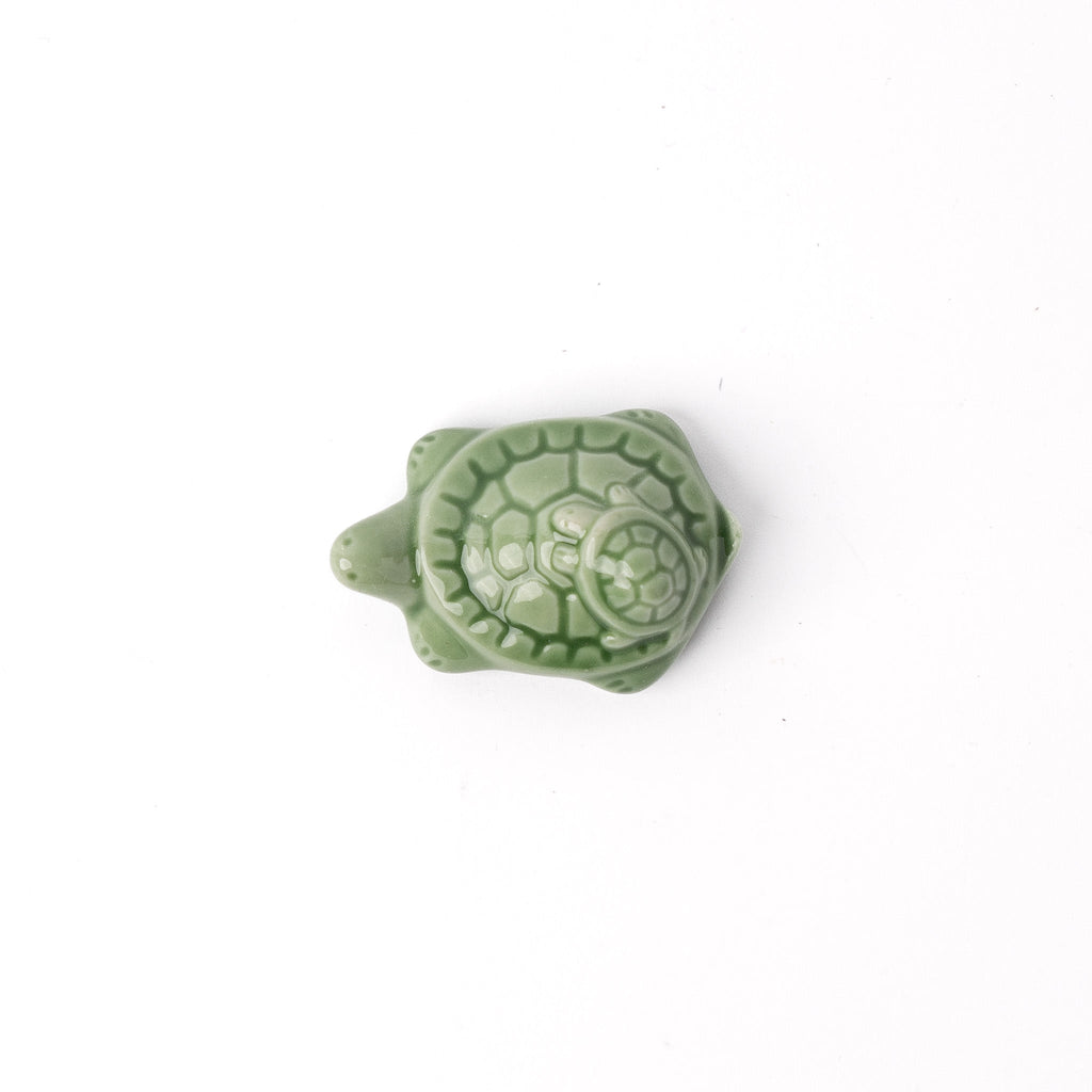 Chopstick Rest Green Tortoise