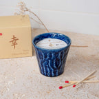 Candle Yuzu Citrus Blue Ceramic 180g