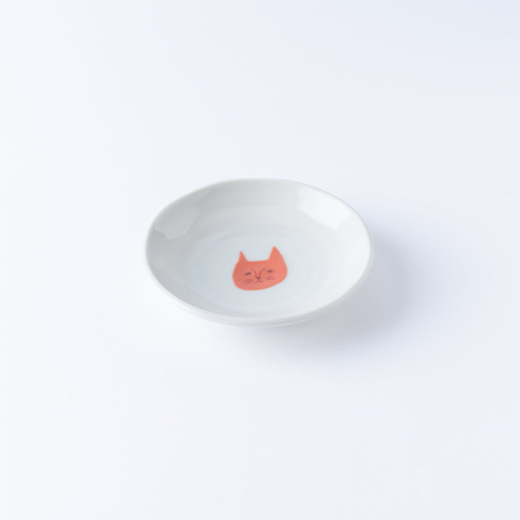 Tiny Cat Sauce Plate Set