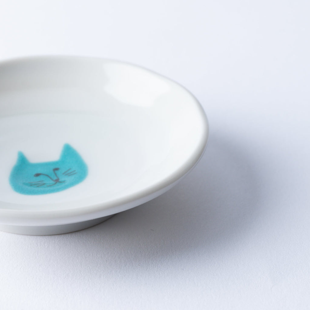 Tiny Cat Sauce Plate Set