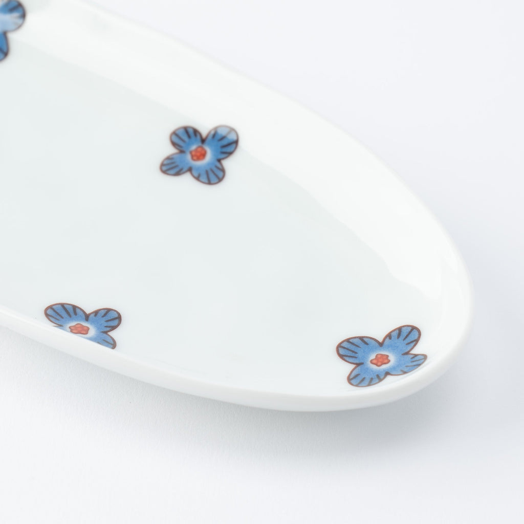 Playful Pattern Oval Side Plate