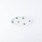 Playful Pattern Oval Side Plate