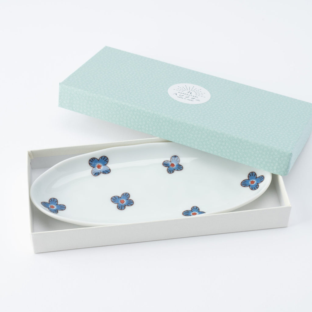 Playful Pattern Oval Side Plate