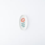 Single Bloom Oval Side Plate