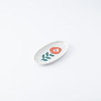 Single Bloom Oval Side Plate