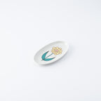 Single Bloom Oval Side Plate