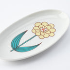 Single Bloom Oval Side Plate