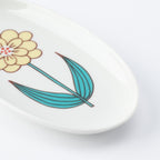 Single Bloom Oval Side Plate