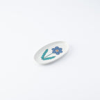 Single Bloom Oval Side Plate
