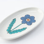 Single Bloom Oval Side Plate