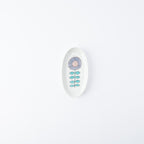 Single Bloom Oval Side Plate