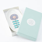 Single Bloom Oval Side Plate