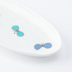 Playful Pattern Oval Side Plate