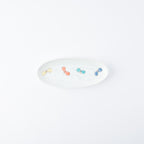 Playful Pattern Oval Side Plate