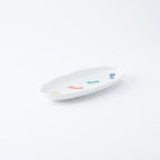 Playful Pattern Oval Side Plate